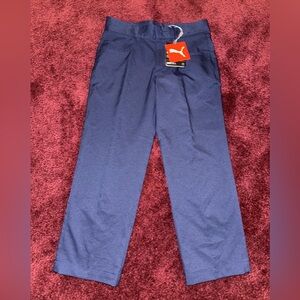 Puma boys dry cell navy golf athletic uniform pants size youth small S